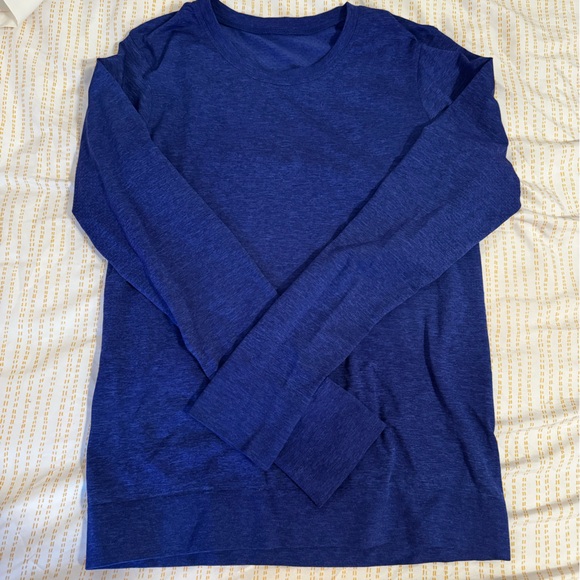 lululemon athletica Blue Long Sleeve Top - Picture 2 of 4